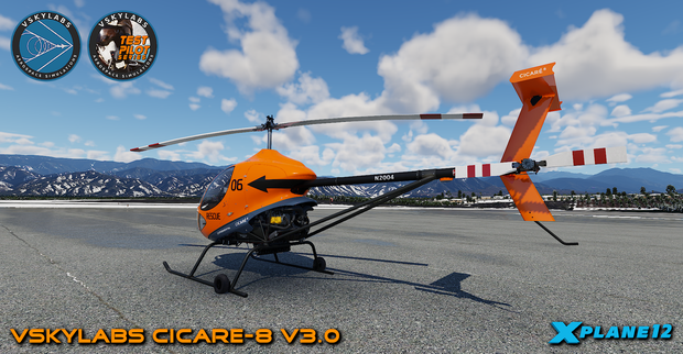 VSKYLABS Test-Pilot: Cicare-8 Project