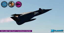 VSKYLABS Test-Pilot: F-19 Stealth Fighter Project