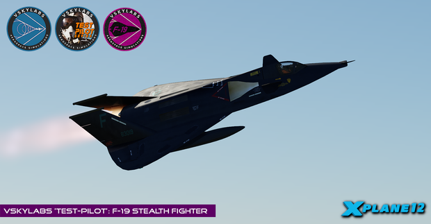VSKYLABS Test-Pilot: F-19 Stealth Fighter Project