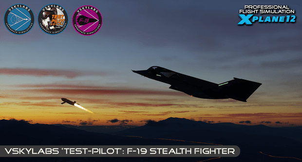 VSKYLABS Test-Pilot: F-19 Stealth Fighter Project