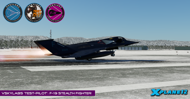 VSKYLABS Test-Pilot: F-19 Stealth Fighter Project