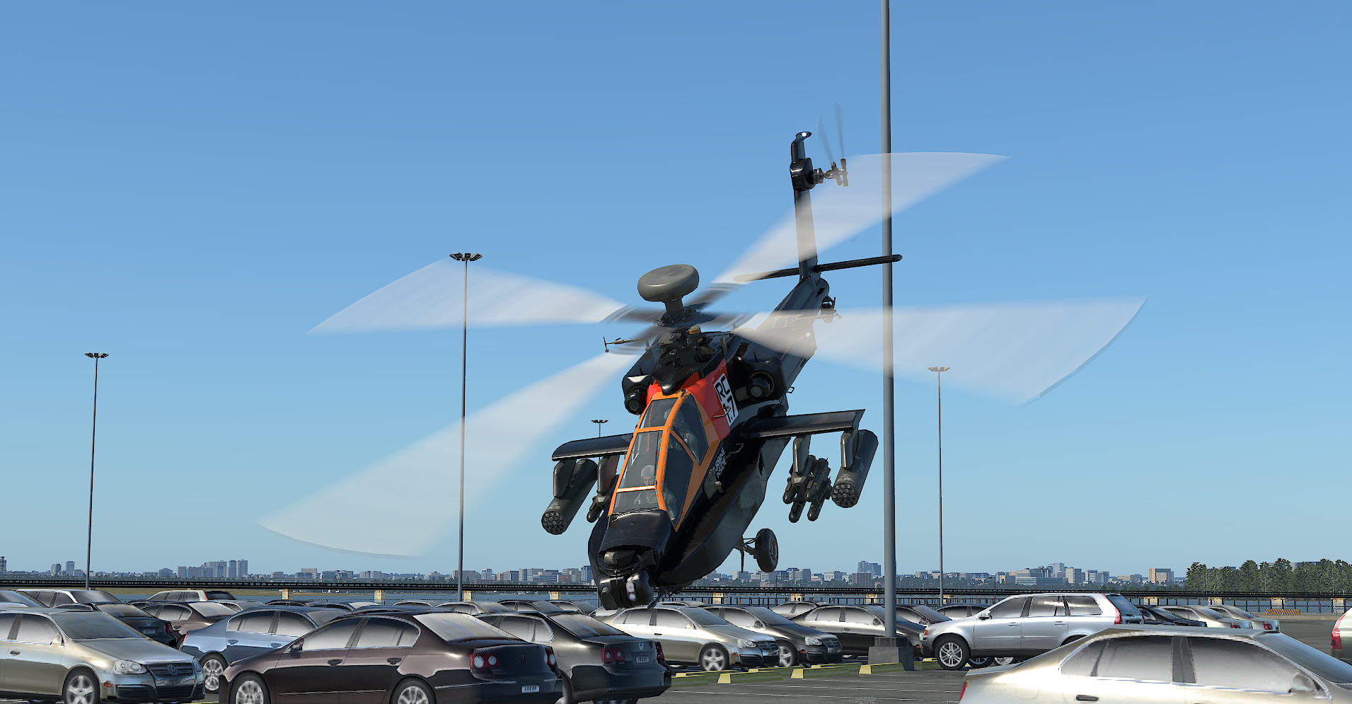 VSKYLABS RC-Pilot: Carbon Gunship 950. Advanced Radio-Controlled