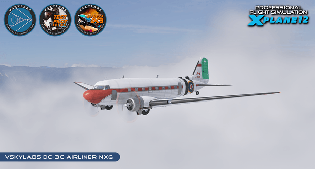 VSKYLABS Test-Pilot: DC-3 Airliner