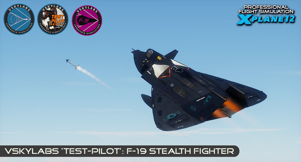 VSKYLABS Test-Pilot: F-19 Stealth Fighter Project