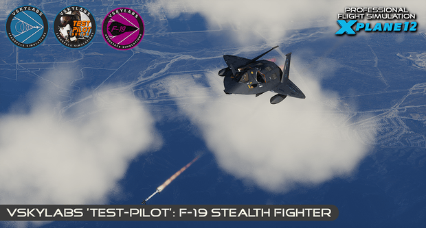 VSKYLABS Test-Pilot: F-19 Stealth Fighter Project
