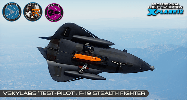 VSKYLABS Test-Pilot: F-19 Stealth Fighter Project