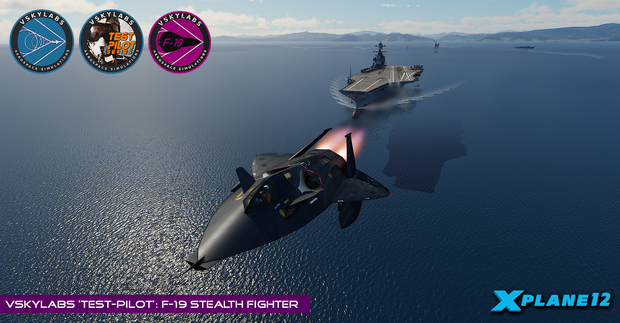 VSKYLABS Test-Pilot: F-19 Stealth Fighter Project