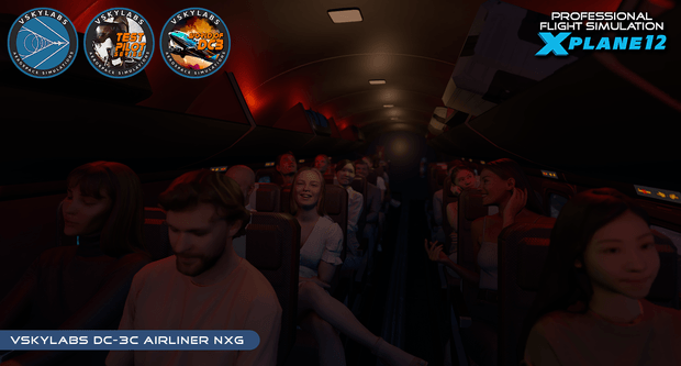 VSKYLABS Test-Pilot: DC-3 Airliner