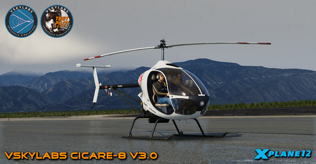 VSKYLABS Test-Pilot: Cicare-8 Project