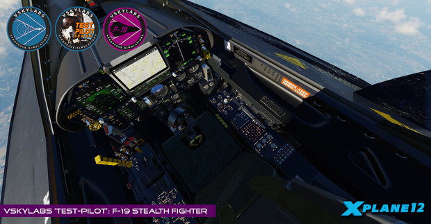VSKYLABS Test-Pilot: F-19 Stealth Fighter Project