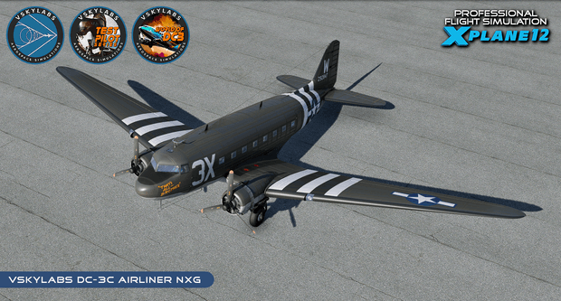 VSKYLABS Test-Pilot: DC-3 Airliner