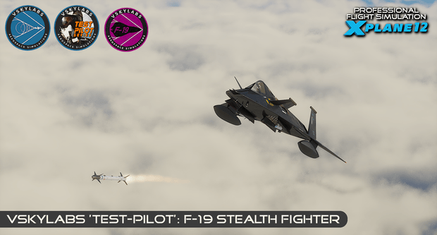 VSKYLABS Test-Pilot: F-19 Stealth Fighter Project