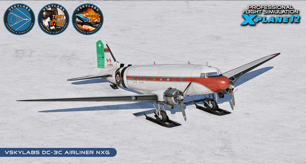 VSKYLABS Test-Pilot: DC-3 Airliner