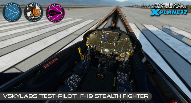VSKYLABS Test-Pilot: F-19 Stealth Fighter Project