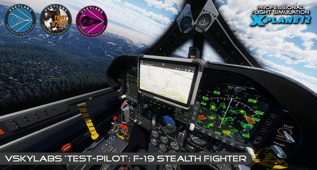 VSKYLABS Test-Pilot: F-19 Stealth Fighter Project