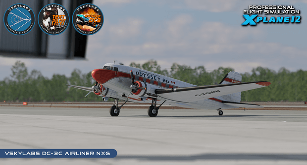 VSKYLABS Test-Pilot: DC-3 Airliner