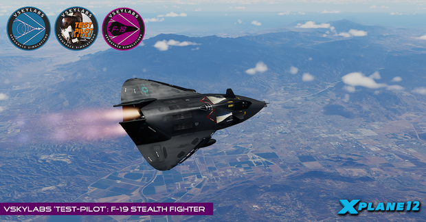 VSKYLABS Test-Pilot: F-19 Stealth Fighter Project