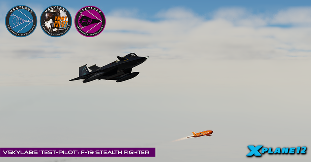 VSKYLABS Test-Pilot: F-19 Stealth Fighter Project