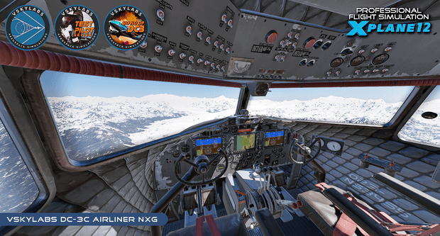 VSKYLABS Test-Pilot: DC-3 Airliner