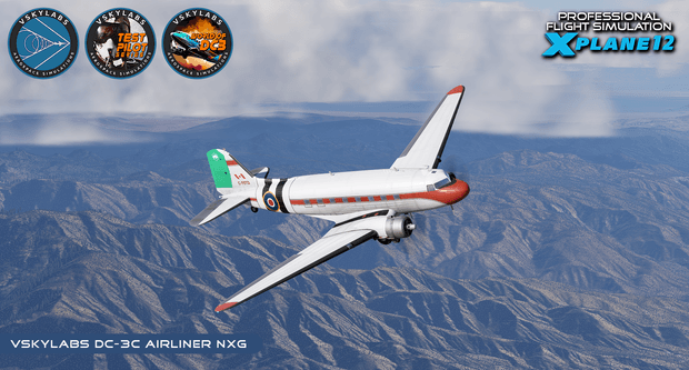 VSKYLABS Test-Pilot: DC-3 Airliner
