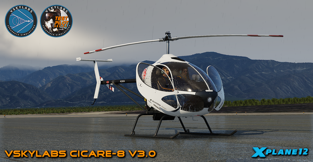 VSKYLABS Test-Pilot: Cicare-8 Project