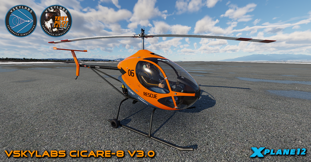 VSKYLABS Test-Pilot: Cicare-8 Project