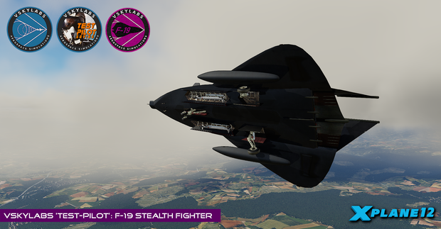 VSKYLABS Test-Pilot: F-19 Stealth Fighter Project