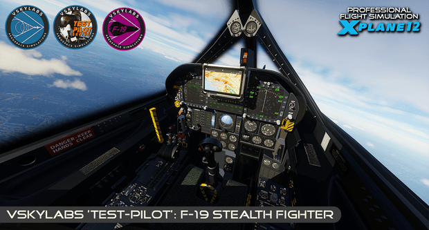 VSKYLABS Test-Pilot: F-19 Stealth Fighter Project
