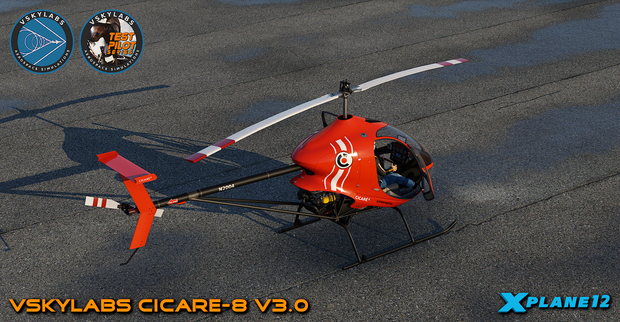 VSKYLABS Test-Pilot: Cicare-8 Project