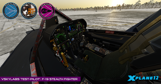 VSKYLABS Test-Pilot: F-19 Stealth Fighter Project