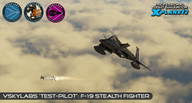 VSKYLABS Test-Pilot: F-19 Stealth Fighter Project