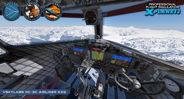 VSKYLABS Test-Pilot: DC-3 Airliner