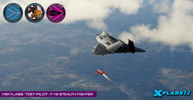 VSKYLABS Test-Pilot: F-19 Stealth Fighter Project
