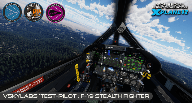 VSKYLABS Test-Pilot: F-19 Stealth Fighter Project