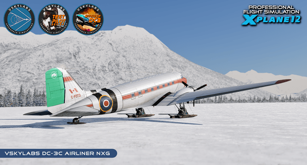 VSKYLABS Test-Pilot: DC-3 Airliner