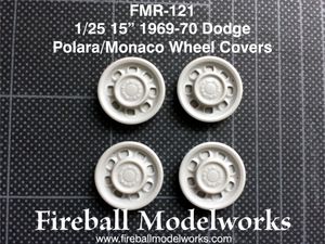 FMR-121 1969-70 Dodge Polara/Monaco 15" Wheel Covers 1/25