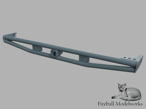 FMR-140-STL Early Bronco Plain Rear Tube Bumper 1/25 Scale STL Files