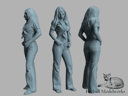 Sailor Suit 1/25 Scale STL File