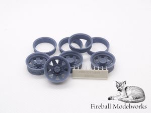 Jackman Wagon Wheels 4x4 16.75 x 9.75 1/25 Scale