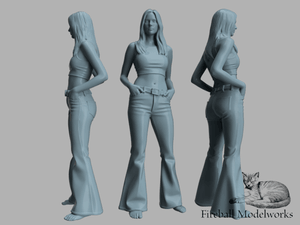 Bell Bottoms 1/25 Scale STL File