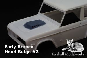 Early Bronco Hood Bulge #2 1/25 Scale