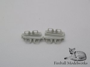 Ford Door Handles 1/25 Scale