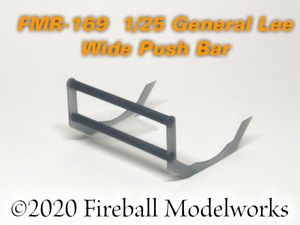 FMR-169 General Lee Wide Push Bar 1/25 Scale