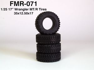 Goodyear Wrangler MT/R 35x12.50x17 Tires 1/25 Scale