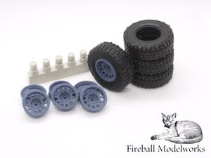 Method 17" Wheels &amp; Wrangler MT/R Tires 1/25 Scale