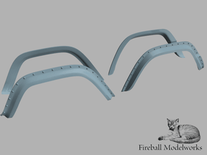 FMR-106-STL Early Bronco Flares 1/25 Scale STL Files