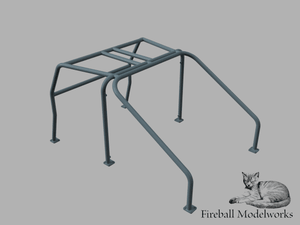FMR-166-STL Early Bronco Roll Bar #3 1/25 Scale STL Files