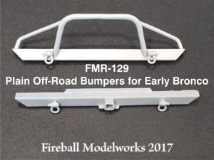 Early Bronco Plain Off-Road Bumper Set 1/25 Scale