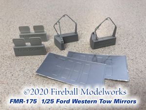 Ford Western Tow Mirrors 1/25 Scale