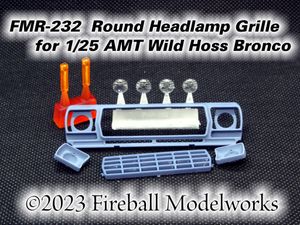 Grille Shells for AMT Wild Hoss Ford Bronco Kit 1/25 Scale